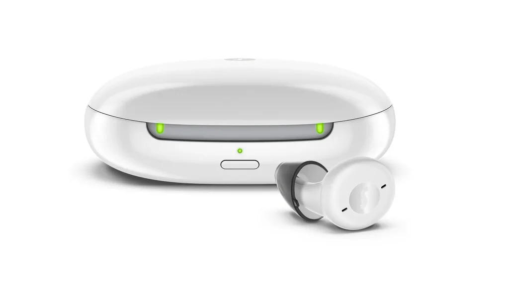 Signia CROS Active IX hearing aid with charger